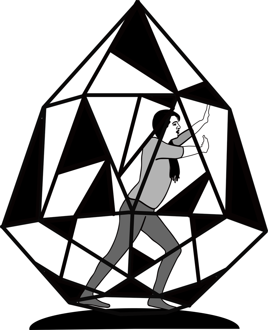 Trapped by others
